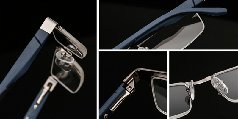 Metal Semi Rimless Frames | FramesFashion Rimless Collections