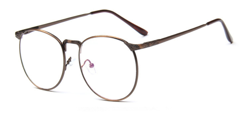 No line bifocals lenses fit frames, Vintage Copper