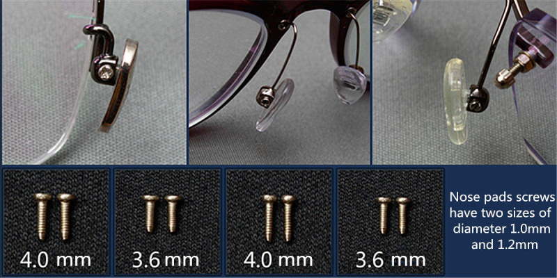 nose pads screws