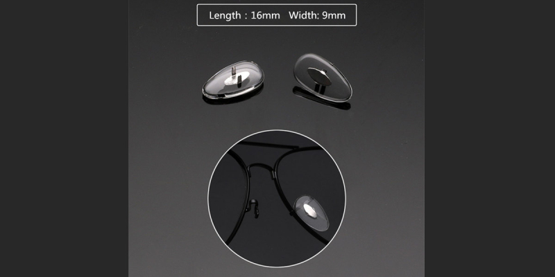 2 clips Nose Pads on glasses