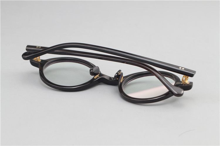  Round Buffalo Horn Glasses -Natural Horn Glasses  - Rivets - Hand Carved