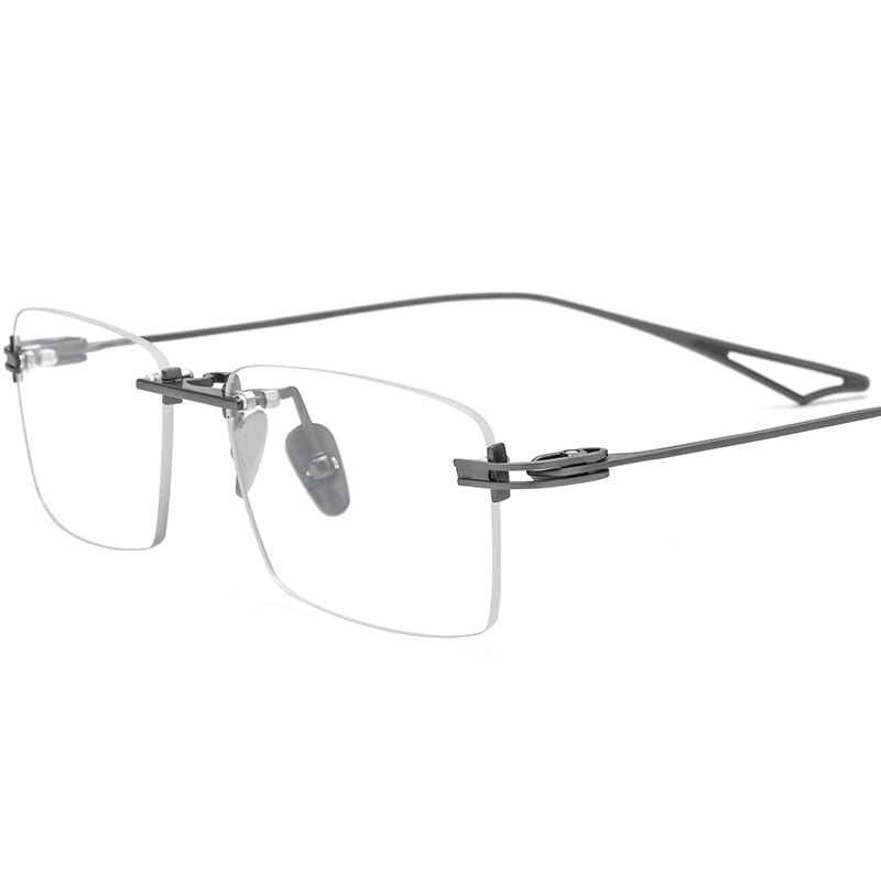Screwless Hinge Eyeglasses
