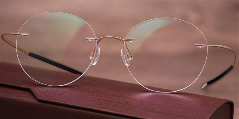 Oval Titanium Frameless Glasses Do rimless glasses help with interviews Framesfashion
