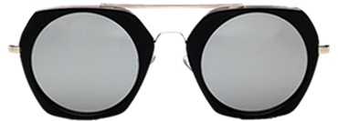 Prescription Acetate Sunglasses Hexagon Frame