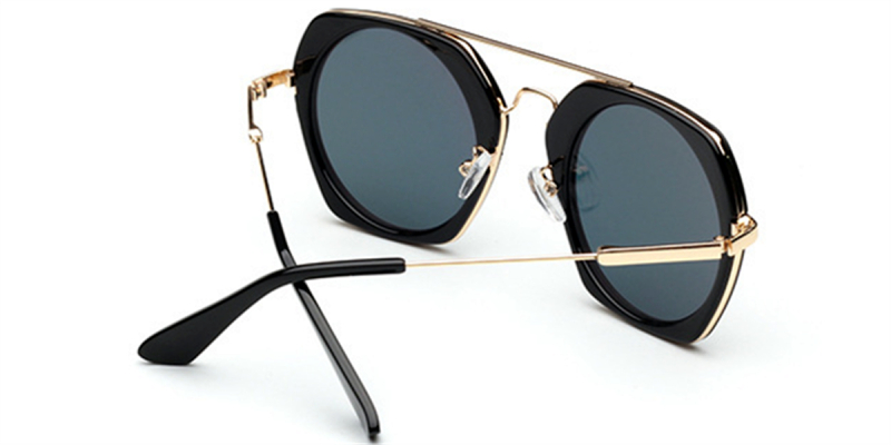 Prescription Hexagon Hipster Sunglasses Acetate Frame