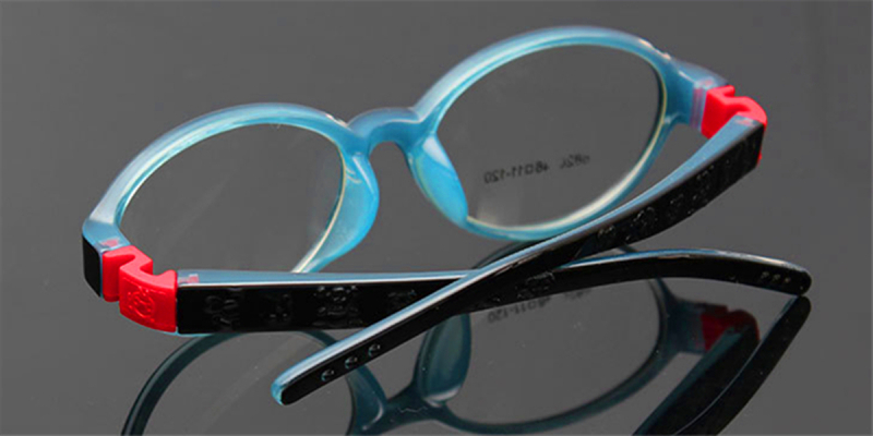 Toddlers Glasses with Super Flexible Acetate Frames, Black