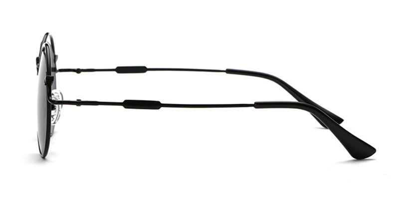 Prescription Designer Sunglasses, Black Frame