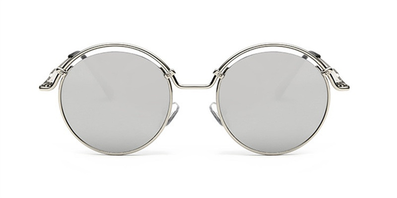 Prescription Designer Sunglasses, Silver Flash Lenses