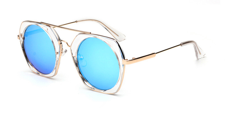 Clear Hexagon Hipster Frames for Sunglasses
