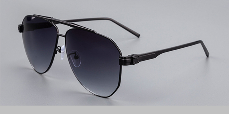 Polarized Prescription Sunglasses with Aviator Frames-
