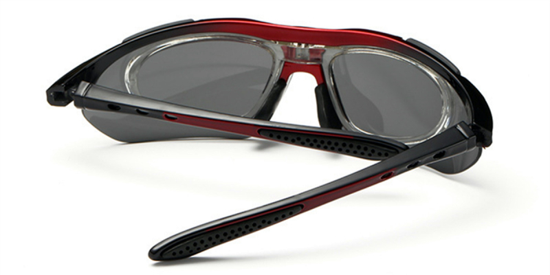 Polarized Safety Glasses Prescription back gray