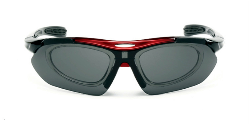 Polarized Safety Glasses Prescription gray-front