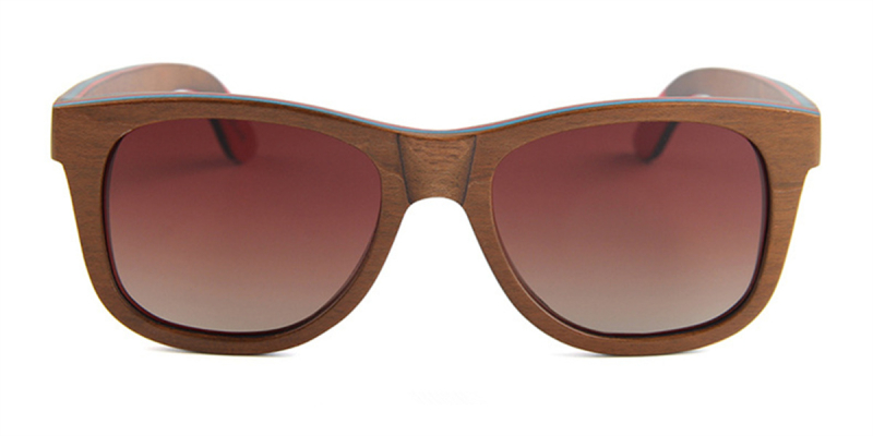 Polarized Warfarer Wooden Glasses Frames for a Narrow Forehead