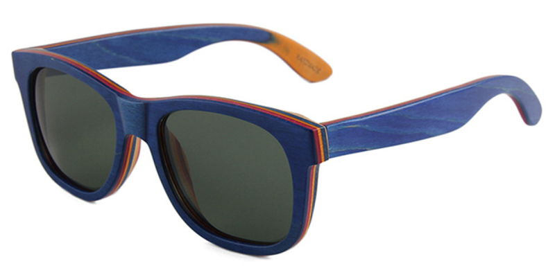 Polarized Warfarer Wooden Glasses Frames for a Narrow Forehead