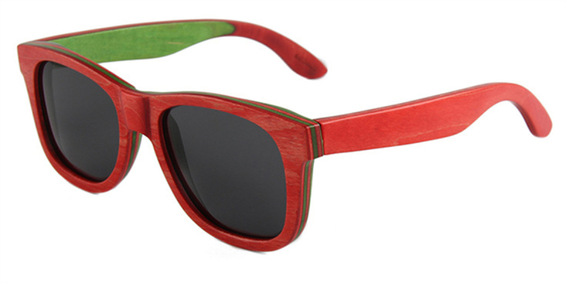 Polarized Warfarer Wooden Glasses Frames for a Narrow Forehead