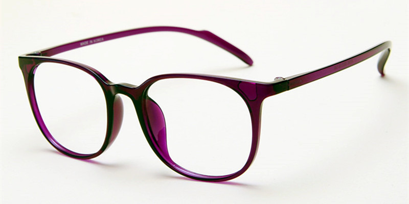 Cheap no line bifocals reading glasses, Purple-Purple