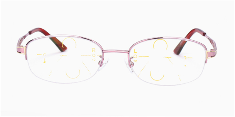 Progressive Reading Glasses No Power On Top，Blue Cut