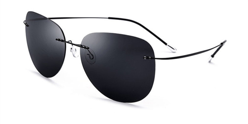 Hingeless Rimless Sunglasses, Prescription Sunglasses