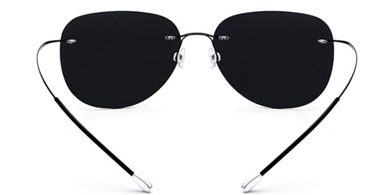 Hingeless Rimless Sunglasses, Prescription Sunglasses