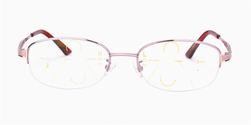 Progressive Reading Glasses No Power On Top，Blue Cut