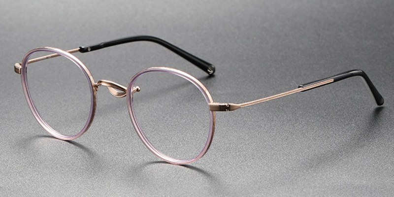50 18 vlass 130 Pure Titanium Myopia Glasses