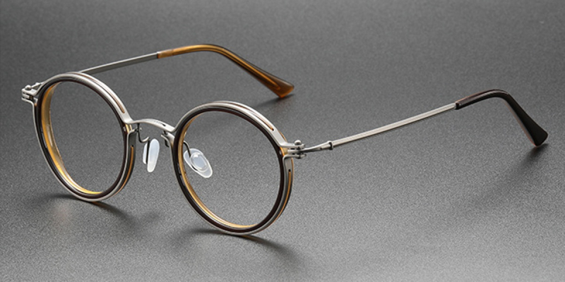  Pure Titanium Wide Frame Glasses| For Big Faces