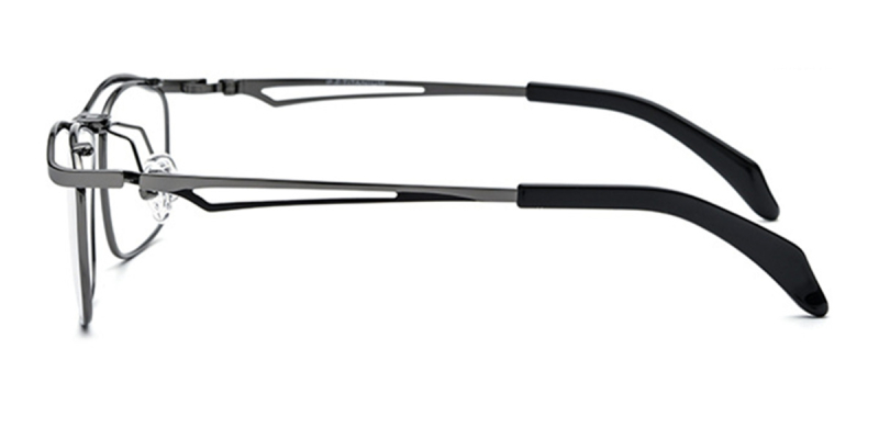 Top Line Rectangle Metal Rimless Glasses