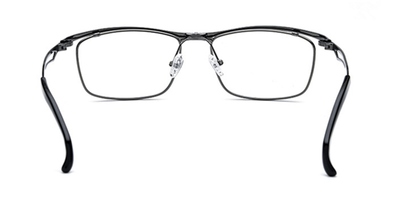 Top Line Rectangle Metal Rimless Glasses
