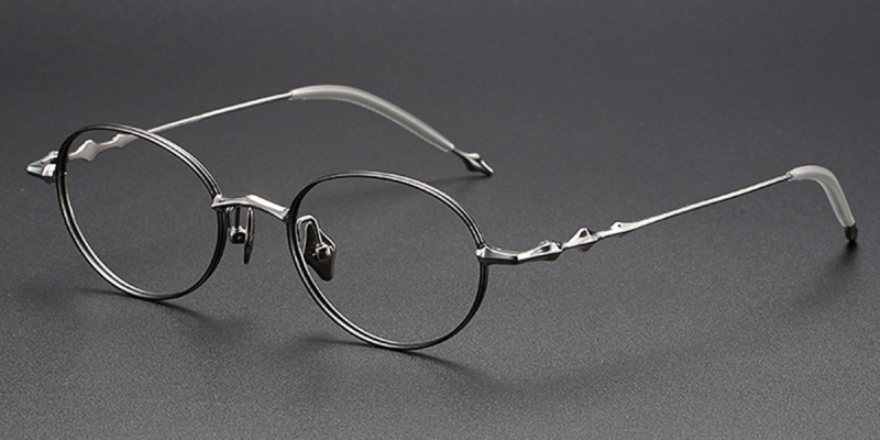 Redefine Elegance with Titanium Oval Frames for High Prescription| You Deserve to Have-Gun