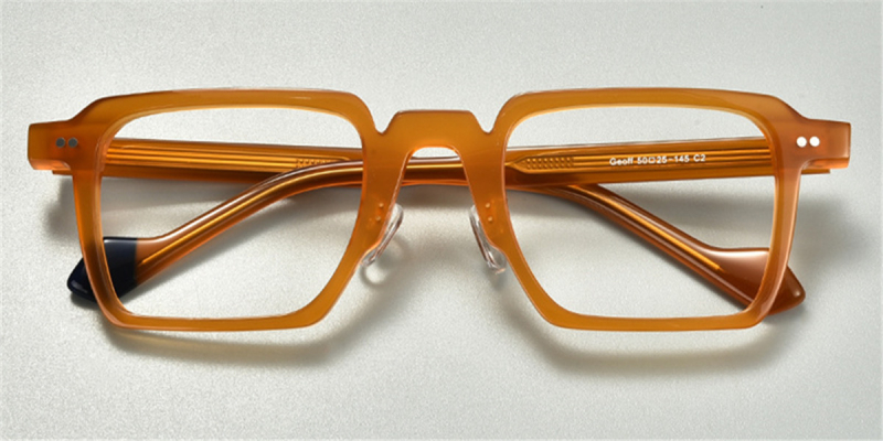 Rectanglar Wide Frame Glasses