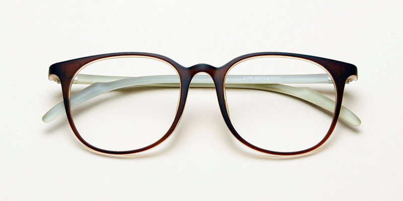 Brown Cheap no line bifocals reading glasses