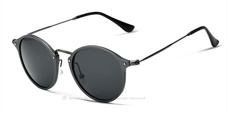 Flash Lens Sunglasses Gray frame Gray Lenses