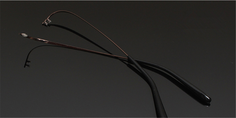 Rimless Glasses Replacement Temple Arms-Brown