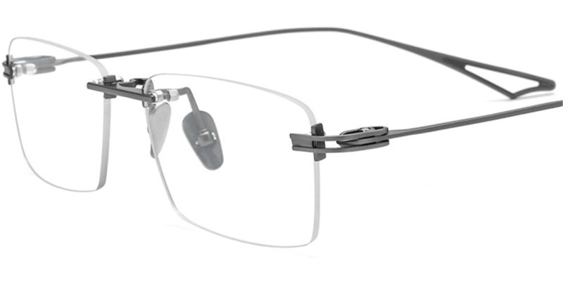 Screwless Hinge Eyeglasses-Titanium Rimless Glasses | FramesFashion Rimless Collections