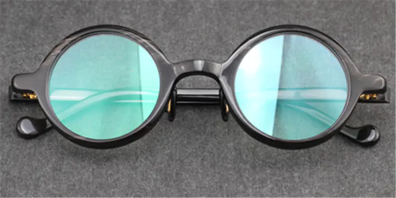 Round Buffalo Horn Glasses -Natural Horn Glasses