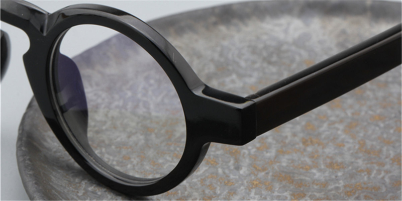 Round horn glasses store