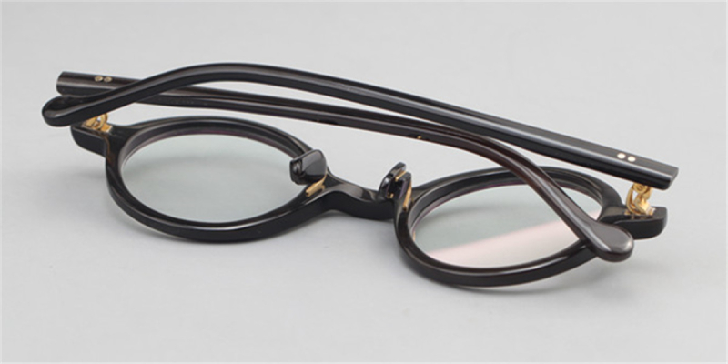  Round Buffalo Horn Glasses -Natural Horn Glasses  - 100% Genuine Horn - Rivets