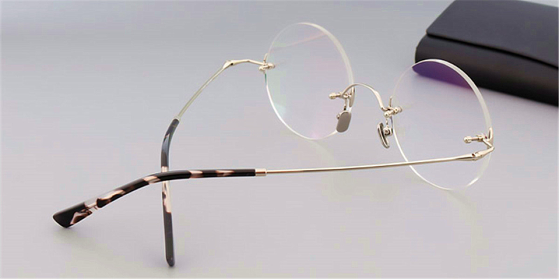 Round Glasses for Men, Steve Jobs Glasses, Silver 