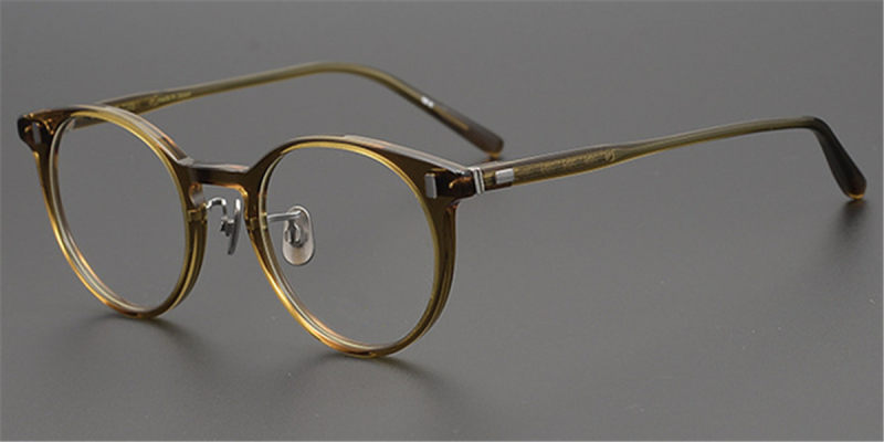 Round Horn Rimmed Clear Glasses | Clear Glasses Trend Continues 2023