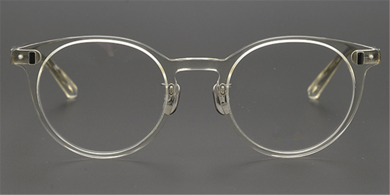 Round Horn Rimmed Clear Glasses | Clear Glasses Trend Continues 2023