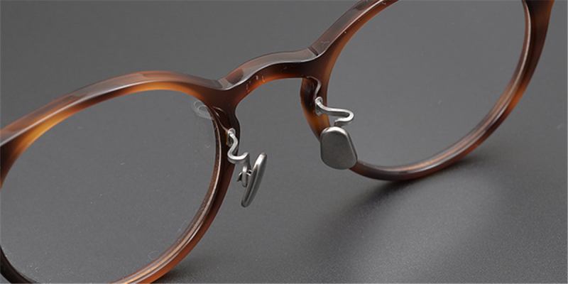 Round Horn Rimmed Clear Glasses | Clear Glasses Trend Continues 2023