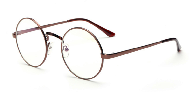 Round Prescription Glasses with no Line Bifocals Lenses Framesfashion