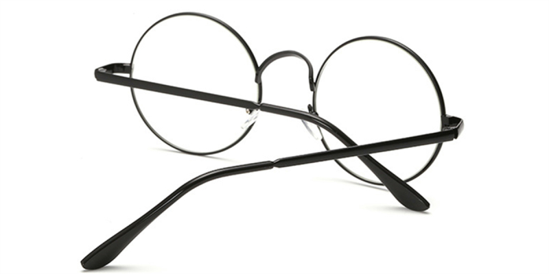 Prescription Glasses with Round Frames, Black