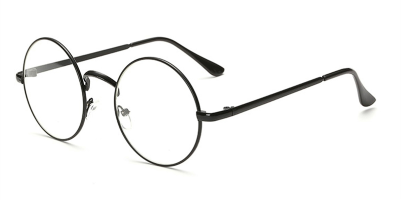 Clear round prescription glasses store