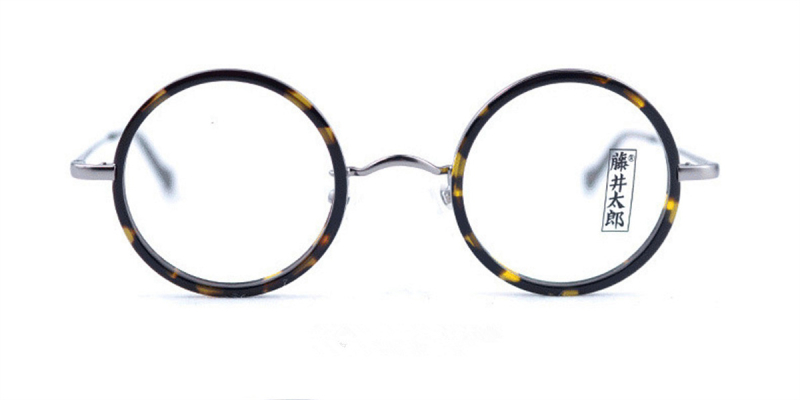 Round Shape Eyeglasses Tortoise Frame