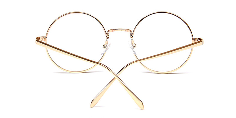 No line bifocals reading glasses, brown golden roundob