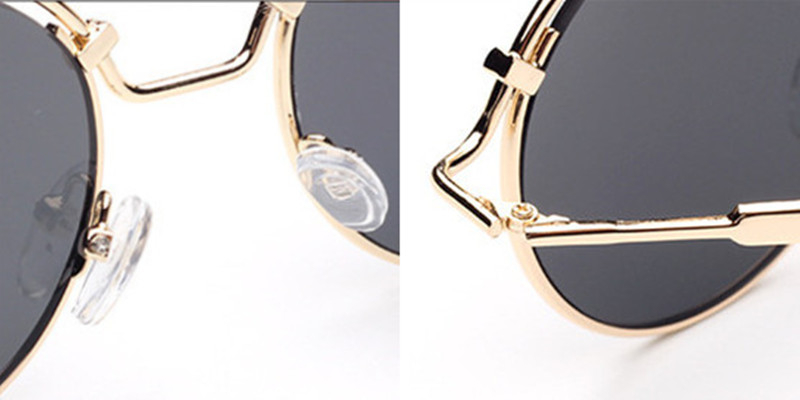 Prescription Designer Sunglasses, Flash Blue Lenses