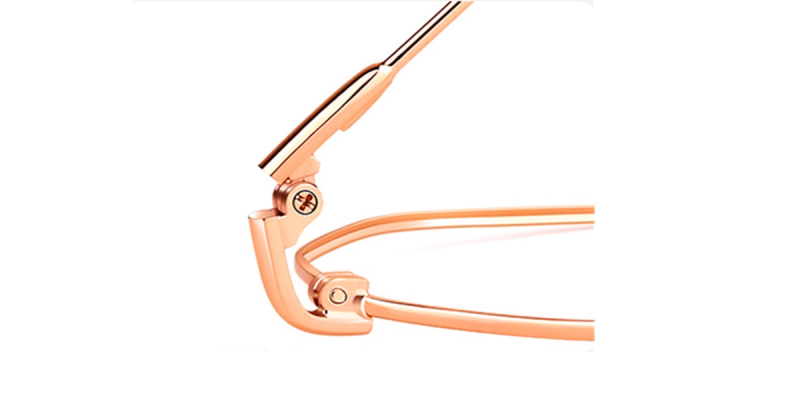 Round Bifocal Lenses glasses, Golden Black-d2
