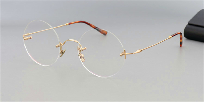 Round Glasses for Men Steve Jobs glasses, golden4-l