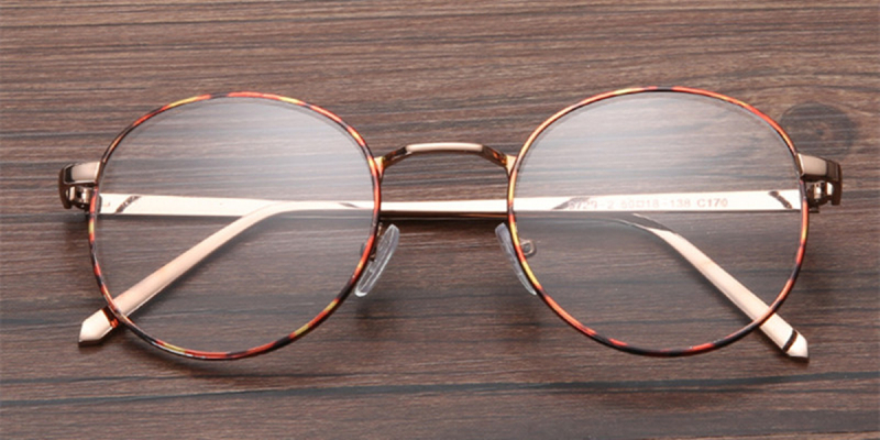 No line bifocals reading glasses, Tortoise, Golden